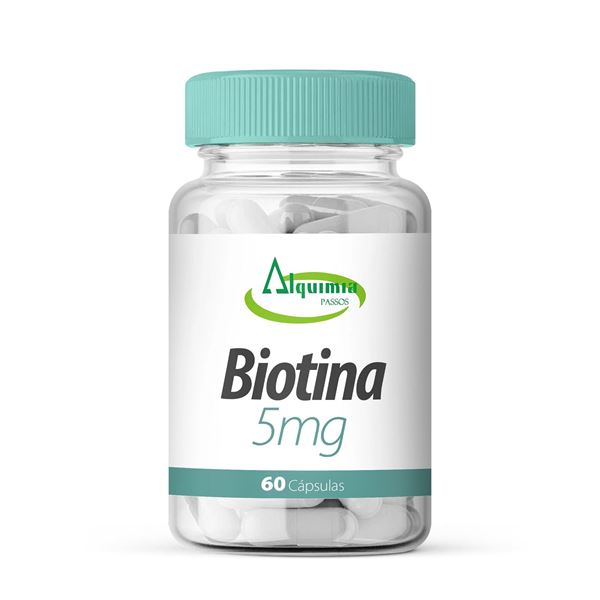 Biotina 5mg 60 cápsulas