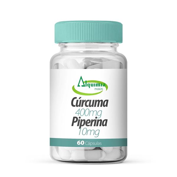 Cúrcuma 400mg + Piperina 10mg