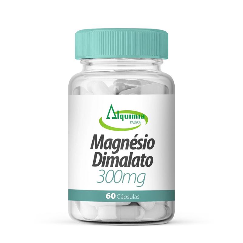 Magnésio Dimalato 300mg 60 cápsulas