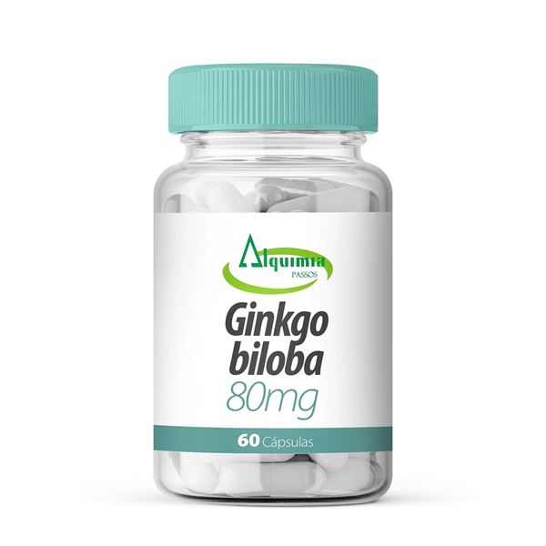 Ginkgo Biloba 80mg 60 cápsulas