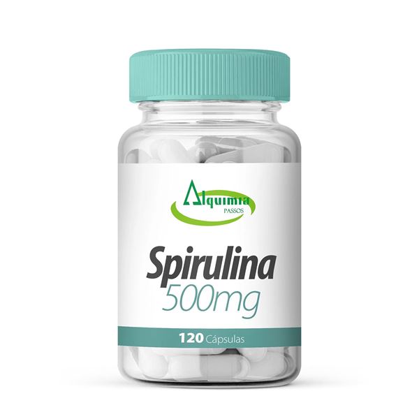 Spirulina 500mg 120 cápsulas