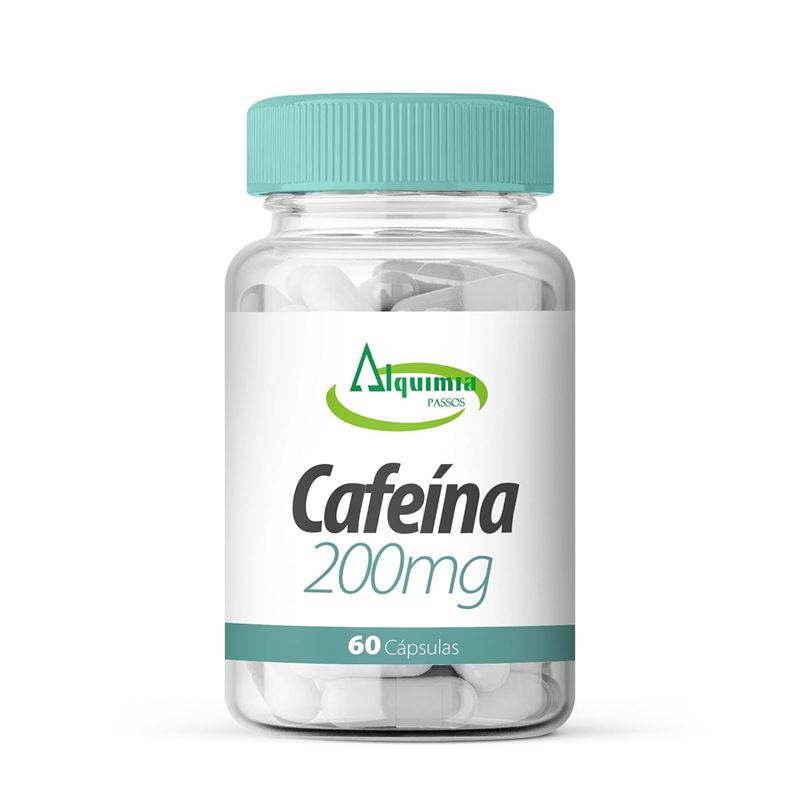 Cafeína 200mg 60 Cápsulas