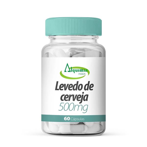 Levedo de Cerveja 500mg 60 cápsulas